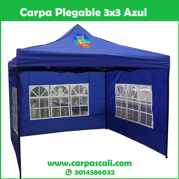Carpa Plegable Con Laterales – Venta de Carpas Toldos Parasoles en Cali – CarpasCali.com