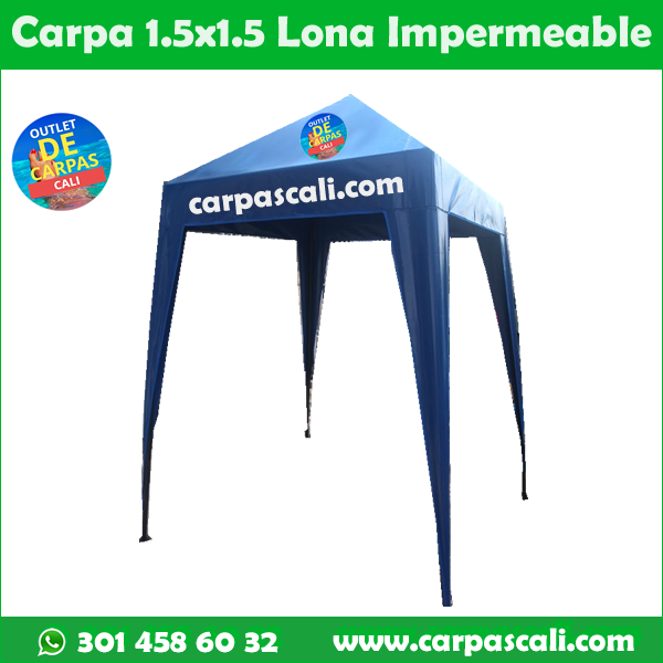 Carpa Toldo Parasol Lona Verano PVC 1.5×1.5 Mts