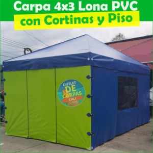 Carpa Toldo Parasol Lona Verano PVC 4×3 Mts