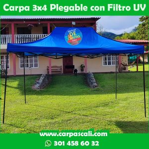 Carpa Plegable 3x4 Con Filtro UV